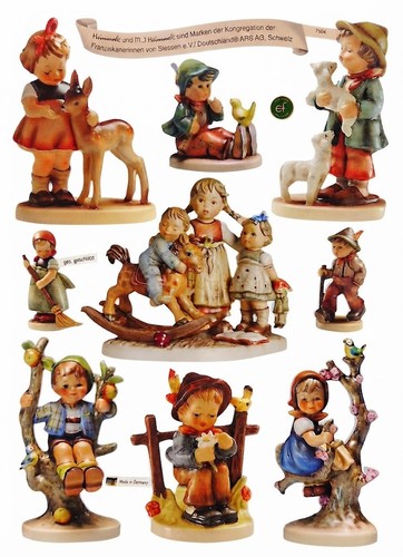 Glanzbilder hummel figur - figur, reh