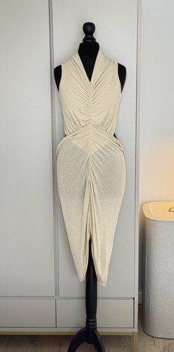 Rick owens midikleid sand - midikleid,