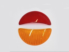 Glas Gläser Satz rot / orange