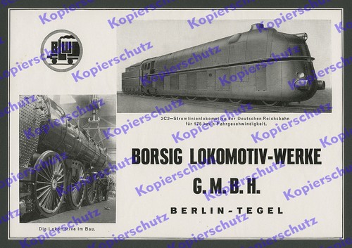 Reichsbahn bau stromlinien - bau, stromlinien-lok