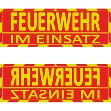 Feuerwehr Einsatz Sonnenblende