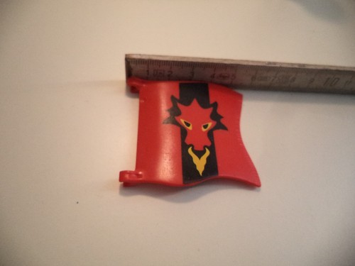 Playmobil fahne groß rot - et,