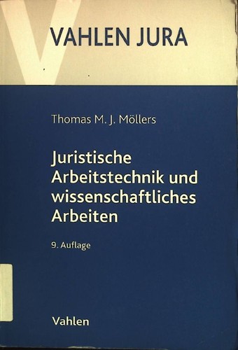 Juristische arbeitstechnik und - arbeitstechnik,