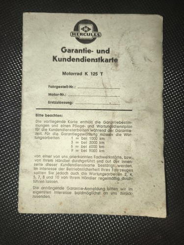 Garantie kundendienst karte - kundendienst,