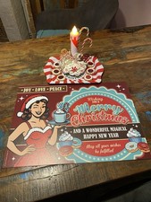 Platzset * Tischdeko * American Diner * Weihnachten * Rockabella