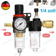 Druckluft Wartungseinheit Druckminderer Wasserabscheider Öler Filter Kompressor