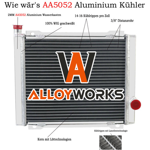Reihiger kühler für - 2-reihiger,