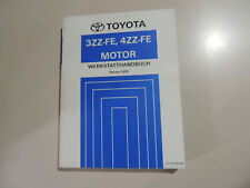 10.1999 Werkstatthandbuch 1,4L 1,6L Benziner MOTOR TOYOTA Corolla E11