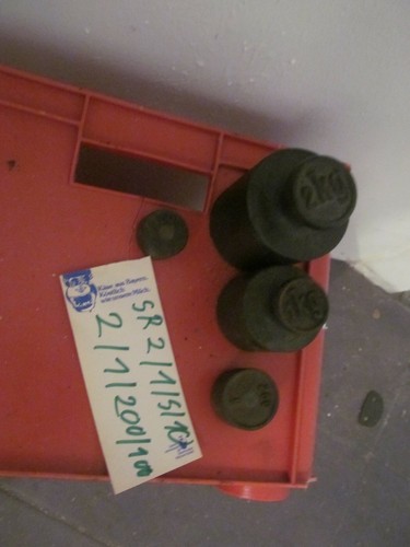 4rostige gewichte - gewichte, f