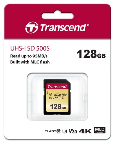 Transcend sdxc 500s 128gb - sdxc,