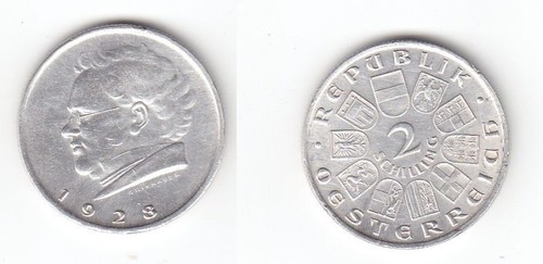 Schilling silber münze - 2,