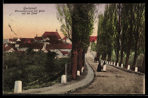 Ansichtskarte gerbstedt - ansichtskarte,
