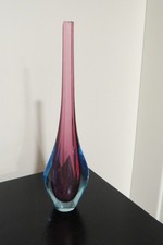 Vintage handgemachte Glasvase