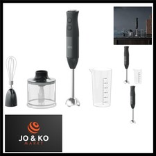 HB4-1-6GG Stabmixer / 2 Edelstahl-Klingen/inkl. umfangreiches Zubehör/BPA-fre...