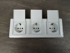 3 Steckdosen mit Klappdeckel