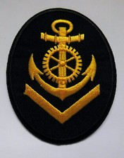 Aufnäher Anker Patch Anchor Segeln Marine Seefahrt Boot Navy Army BW