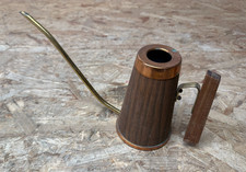 Vintage Gießkanne Holzfurnier