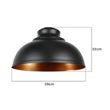 Vintage Pendelschirm Metall