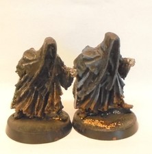 2 Ringgeister Nazgul zusammen METALL Herr der Ringe Games Workshop Hobbit
