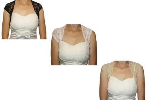 Brautstola bolero durchsichtig - brautstola,