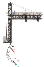 Signalbrücke - Eigenbau mit Licht-Signalen und Figuren, Spur H0 - ZYAI/6723