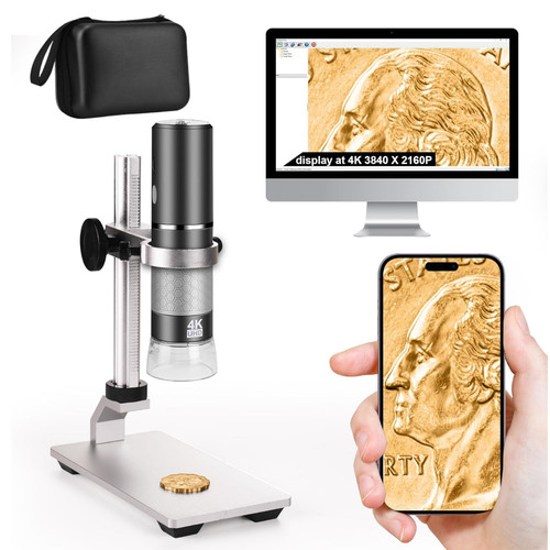 Mikroskop digital wifi usb - 4k,