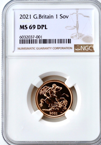 Gold full sovereign 2021 - full, bu