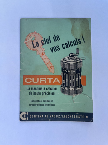 Original curta taschenrechner - curta,