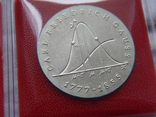 DDR 20 Mark 1977 Silber Carl