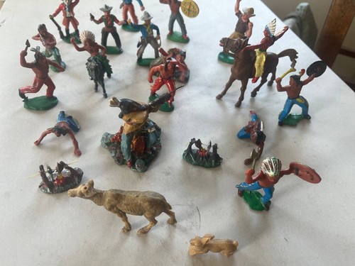 Indianer und cowboy - und, figuren