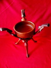 Opfeschale Handgeschnitzte ineinander verbunden Figuren aus AFRIKA aus Holz W-60