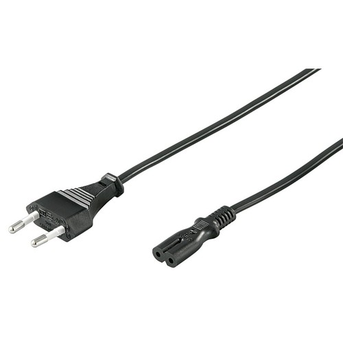 Netzkabel schwarz - 1,5m,
