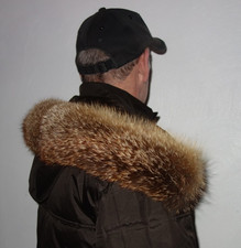 Rotfuchs Pelz Kapuze Kragen 56