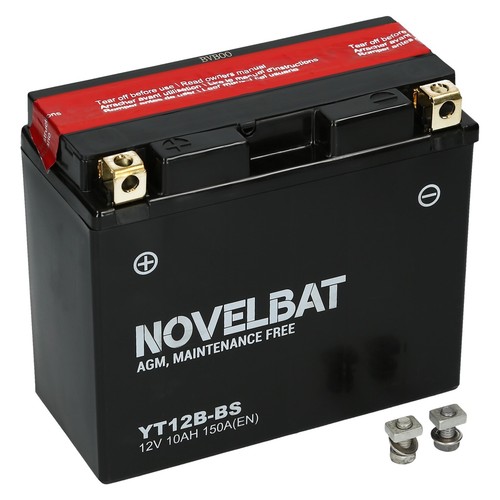 Agm motorradbatterie yt12b - agm, yt12b-bs