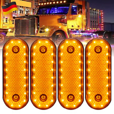 4x LED Seitenmarkierungsleuchten Anhänger Wohnwagen 12V/24V LKW PKW Orange Gelb
