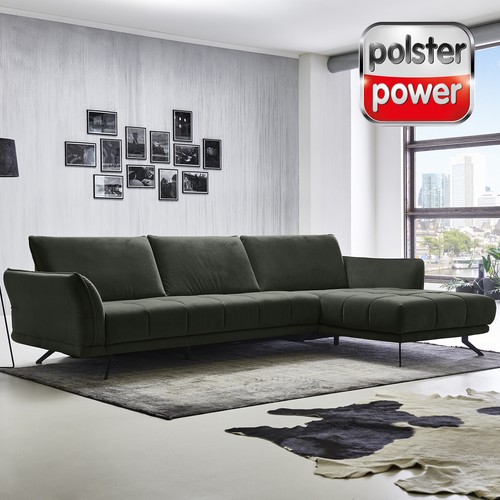 Polsterpower ecksofa olive - polsterpower,