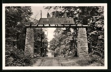 Ansichtskarte Straußberg, Pionierlager Gheorghiu Dej, Haupteingang 1964 