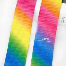 Bunt bedrucktes Baumwollband