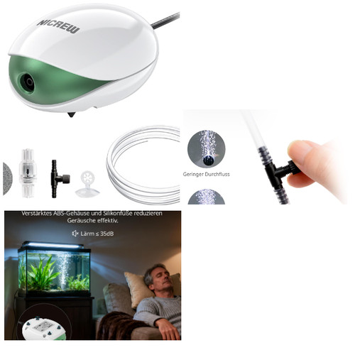 Nicrew aquarium luftpumpe 150 - nicrew,