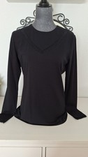 Langarmshirt von Edc by Esprit Gr. XL Tiefschwarz Top Zustand