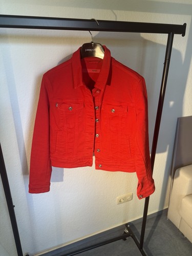 Rote jeansjacke von - von, hugo