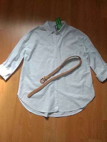 Long bluse hemd tunika weiß - bluse,