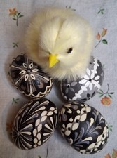 Sorbische Ostereier, 4 Stück