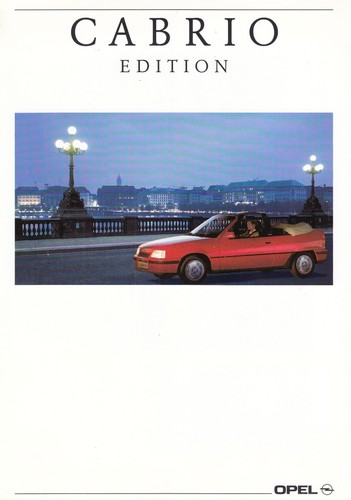Opel kadett cabrio - cabrio, e