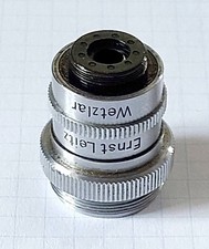 Leitz Zwischenstück + Iris f Mikroskopobjektiv 1/12 Oel 100:1 Ap 1,30 Dunkelfeld