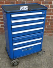 1x Werkzeugwagen Gedore - Sandvik - Belzer 7 Schubladen top Zustand ex BW (WW)