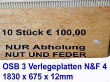 OSB 3 Platten Nut & Feder 1830mm x 675mm  x 12mm 10 Stück