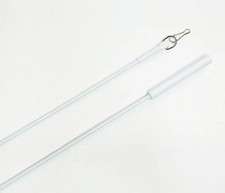 Schleuderstab für Gardine und Vorhänge weiss weiß Bedienlänge Stablänge 1,25m