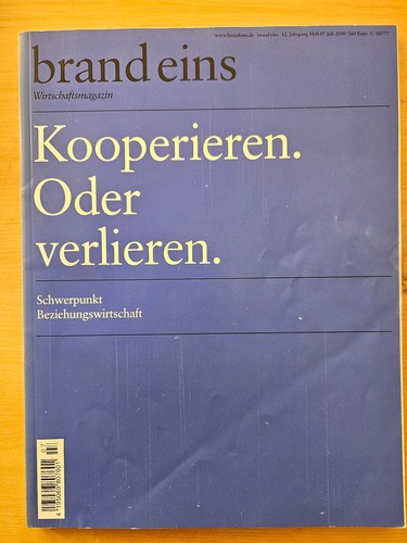 Brand eins heft juli 2010 - eins,,