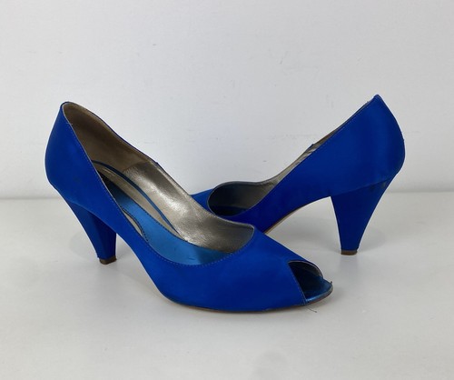 Parentesi blue peeptoe heels - parentesi,